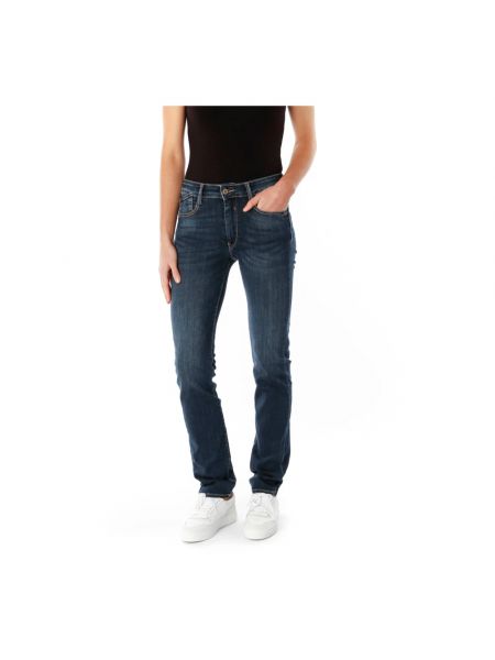 Slim fit jeans mit normaler passform Le Temps Des Cerises blau