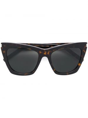 Overdimensjonert briller Saint Laurent Eyewear brun