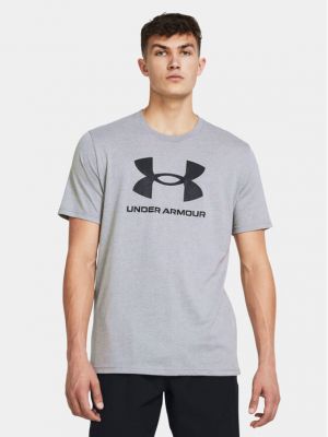 Relaxed fit marškinėliai Under Armour pilka