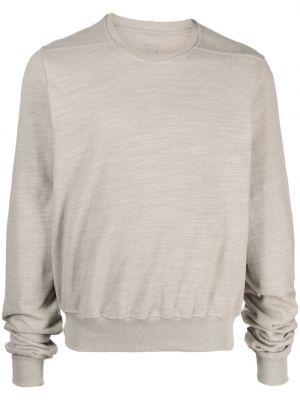 Bavlnený sveter Rick Owens sivá