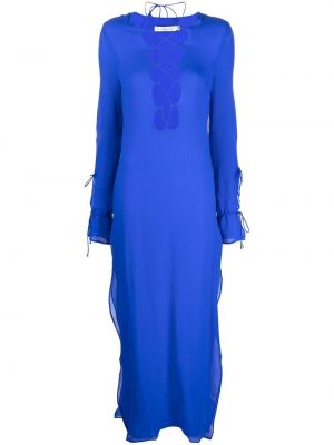 Коктейлна рокля Christopher Esber синьо