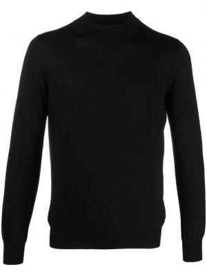Sweter wełniany Tagliatore czarny