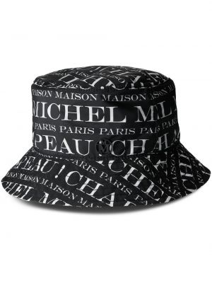 Cappello con stampa Maison Michel