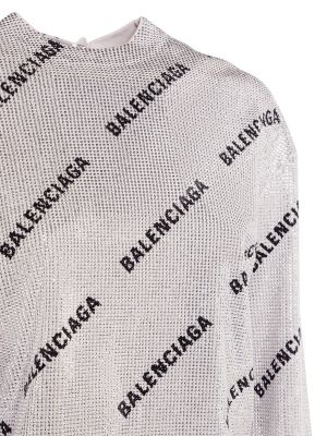 Sweter Balenciaga srebrny