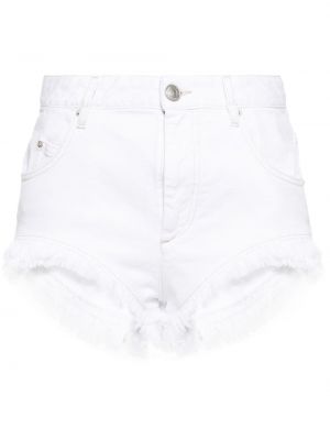 Kratke jeans hlače Isabel Marant bela