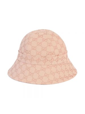 Różowy kapelusz Gucci