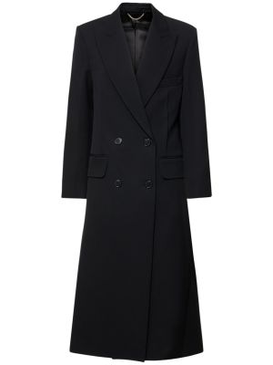 Płaszcz wełniany Victoria Beckham czarny