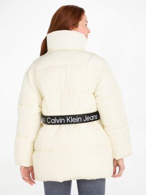 Vesta denim Calvin Klein Jeans alb