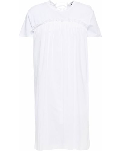 Bílé mini šaty bavlněné Atm Anthony Thomas Melillo