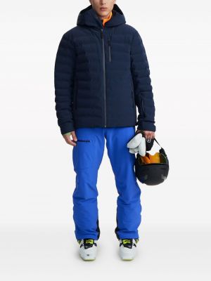 Pikowana kurtka narciarska Aztech Mountain niebieska