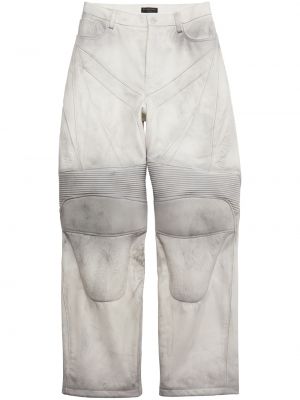 Kalhoty relaxed fit Balenciaga Bílé
