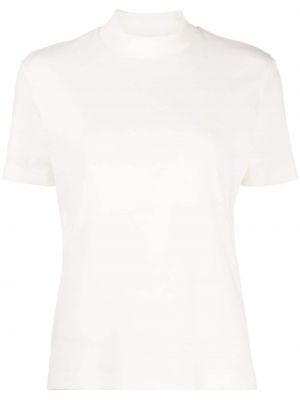 Raštuotas medvilninis marškinėliai A.p.c. balta