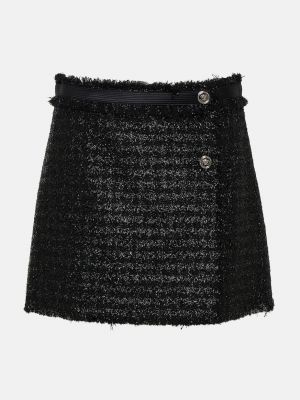 Юбка мини Versace черная