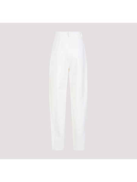 Pantalones de cintura alta Magda Butrym blanco