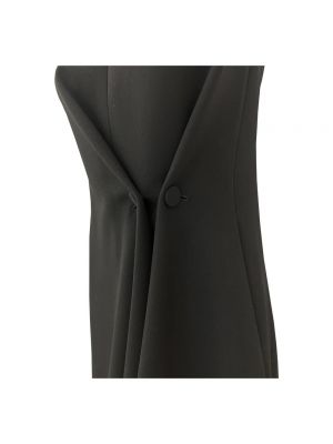 Mini vestido con botones plisado Givenchy negro