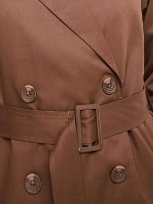Пальто с поясом Threadbare коричневый