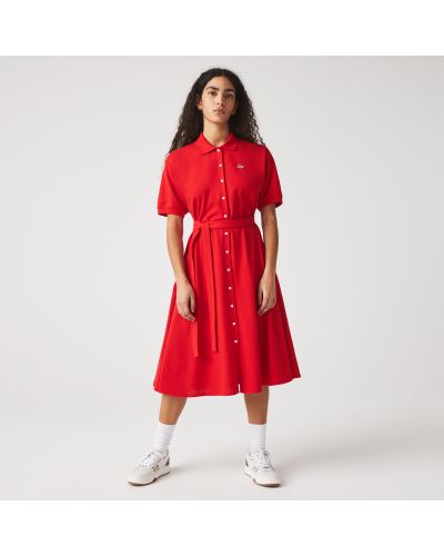 Платье Lacoste, красное