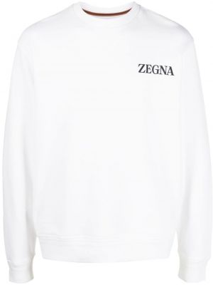 Sweatshirt aus baumwoll Zegna weiß