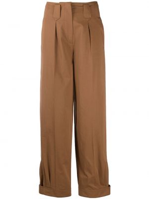 Pantalones de cintura alta Kenzo marrón