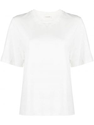 Βαμβακερή μπλούζα By Malene Birger λευκό