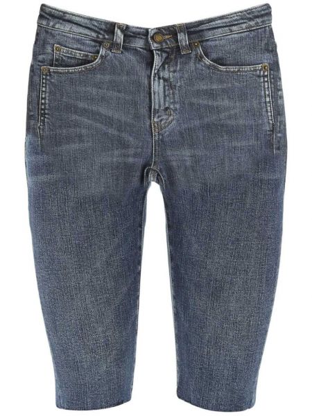 Denimshorts Saint Laurent blå