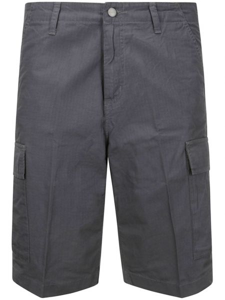 Puuvilla bermudashortsit Carhartt Wip harmaa