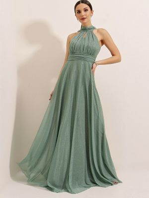 Sukienka długa By Saygı khaki