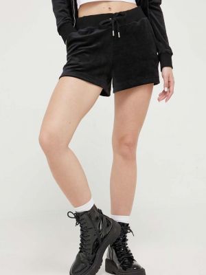 Панталон с висока талия Juicy Couture черно