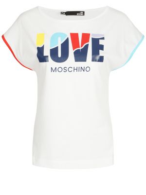 Футболка Moschino Love белая