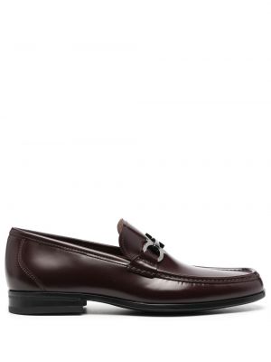 Loafers med spenne Salvatore Ferragamo lilla