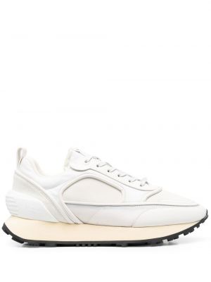 Δερμάτινα sneakers Balmain λευκό