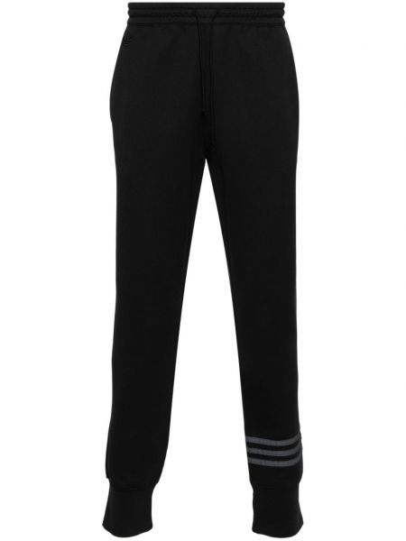 Спортни панталони бродирани Adidas черно