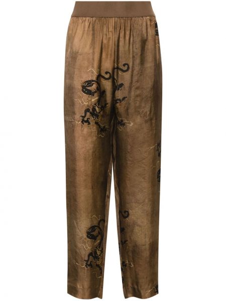 Pantaloni cu imagine Uma Wang
