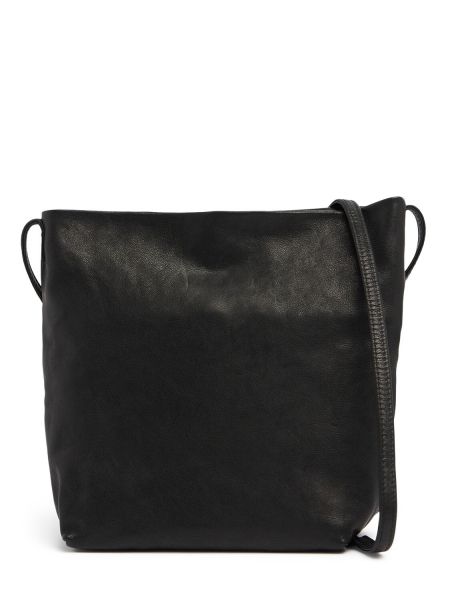 Lær mini bag Ann Demeulemeester svart