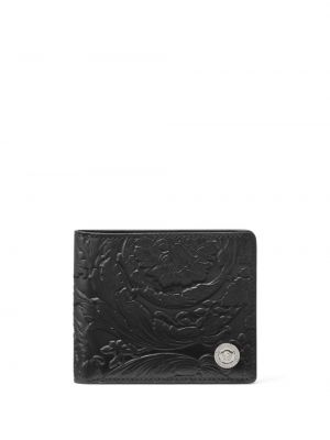 Δερμάτινος πορτοφόλι Versace μαύρο