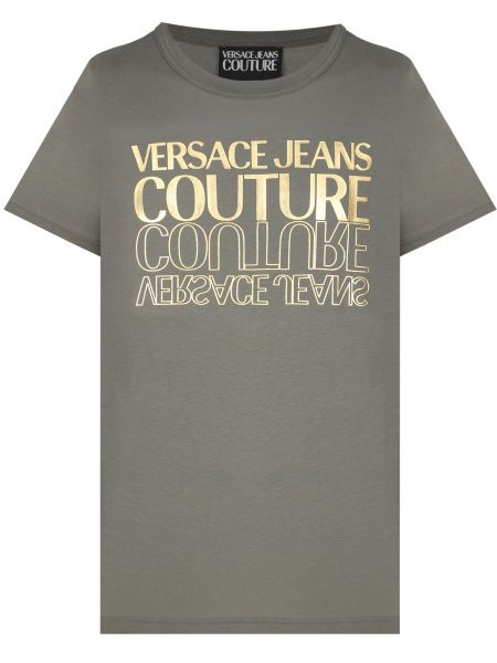 Футболка Versace Jeans Couture зеленая