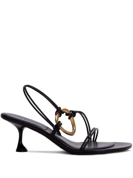 Slingback nahka nauhalliset sandaalit Proenza Schouler musta