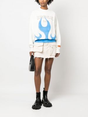 Sweatshirt mit print mit rundem ausschnitt Heron Preston