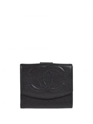 Peněženka s výšivkou Chanel Pre-owned černá