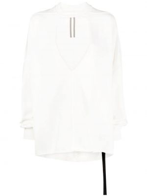 Памучна блуза Rick Owens Drkshdw бяло