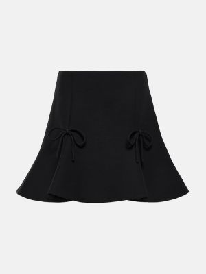 Mini falda Valentino negro