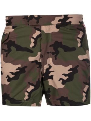 Kamuflere trykt shorts Mc2 Saint Barth brun