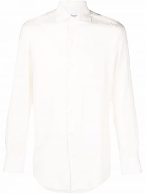 Camisa manga larga Finamore 1925 Napoli blanco