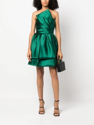Koktejlové šaty Alberta Ferretti zelené
