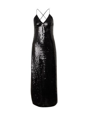 Βραδινό φόρεμα Lindex μαύρο