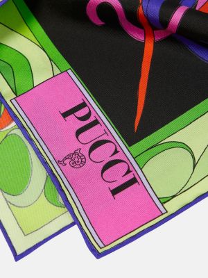 Șapcă de mătase cu imagine Pucci