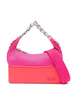 Mesh shopper handtasche Gcds pink