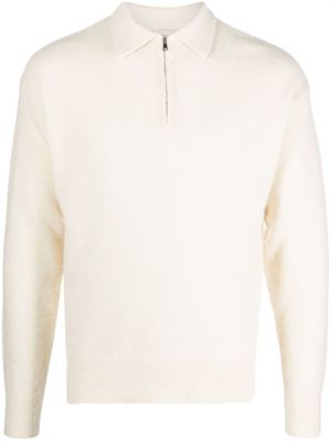 Пуловер с цип Altea бяло