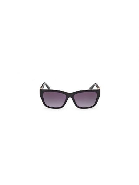 Okulary przeciwsłoneczne z kryształkami Guess czarne
