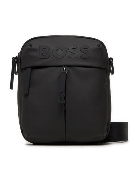 Taška přes rameno na zip Boss černá